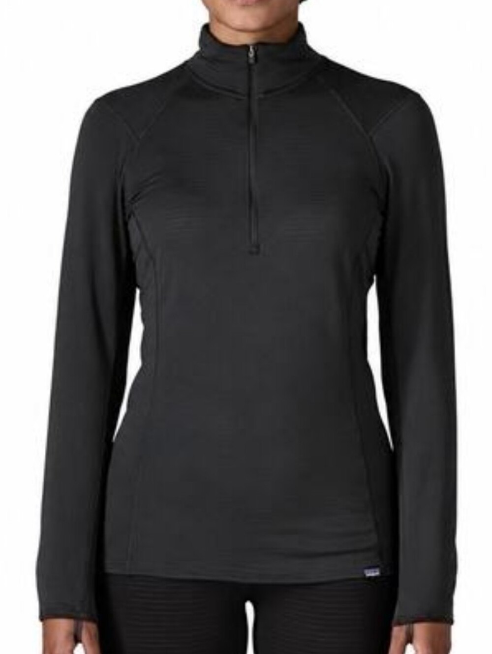 Patagonia Black Women's Quarter-Zip Pullover Size M athletic Outdoors